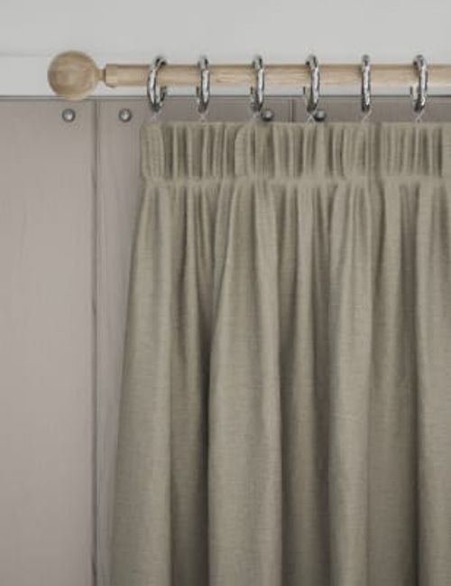 M&S Brushed Pencil Pleat...