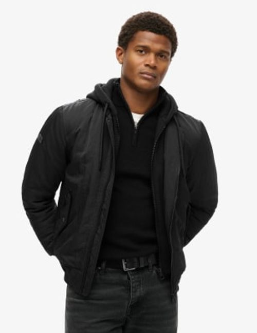 Superdry Mens Hooded Bomber...