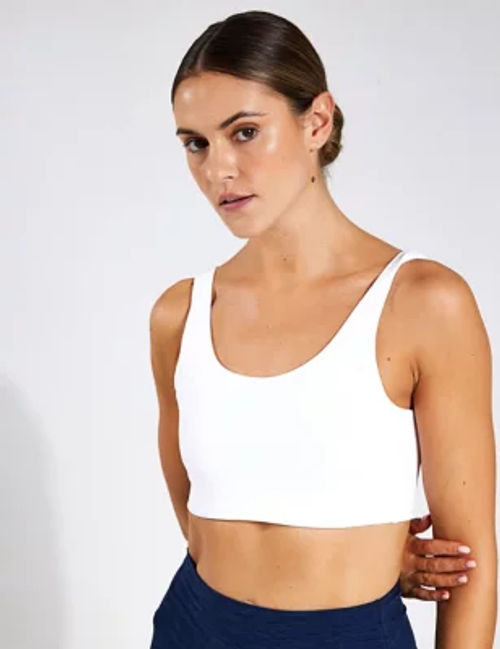 adidas Womens TLRD Impact Luxe High-Support Zip Sports Bra