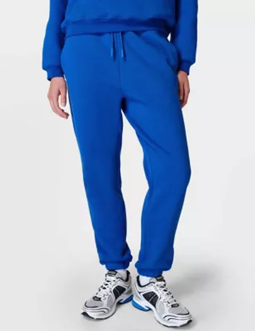 High Waist Joggers - Bright blue - Ladies