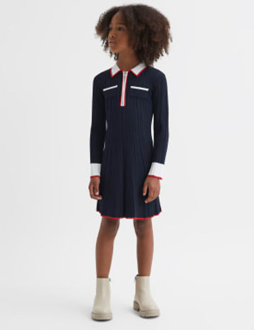 Reiss Girls Ribbed Dress...