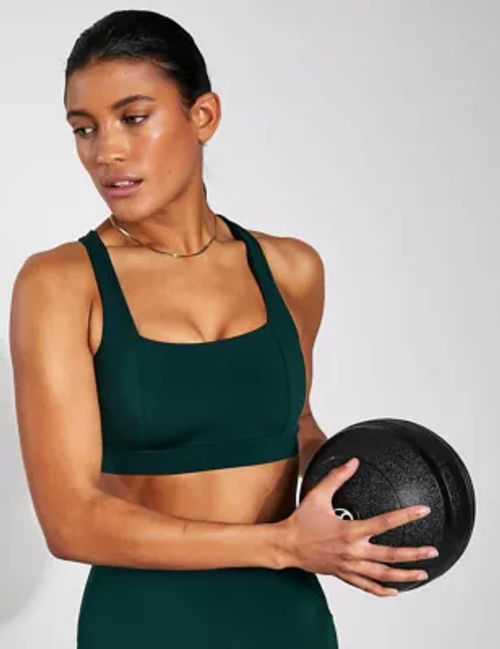 M&S Collection 2 Pack High Impact Non-Padded Sports Bra A-F, Compare