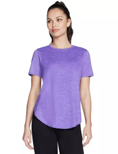 Skechers Women's GO DRI Swift T-Shirt - Purple, Purple,Navy,Black