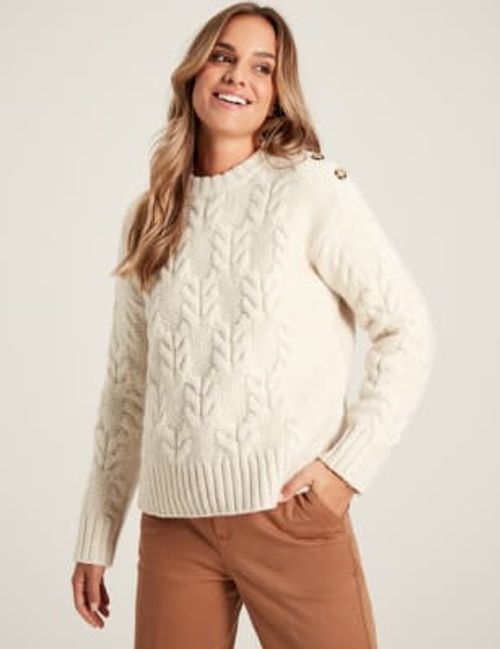 Joules Womens Cable Knit Crew...