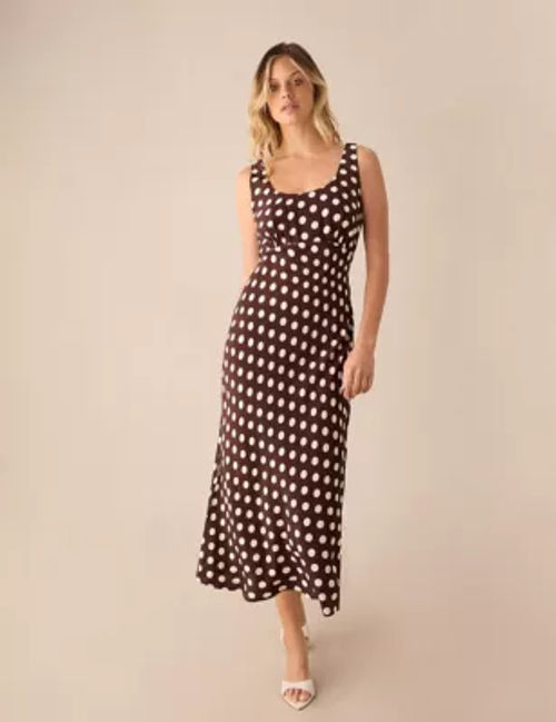 Ro&Zo Women's Polka Dot Scoop...