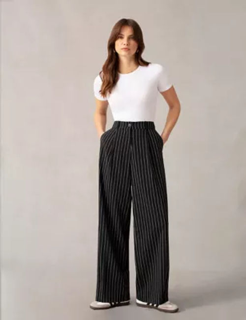 Ro&Zo Womens Pinstripe...