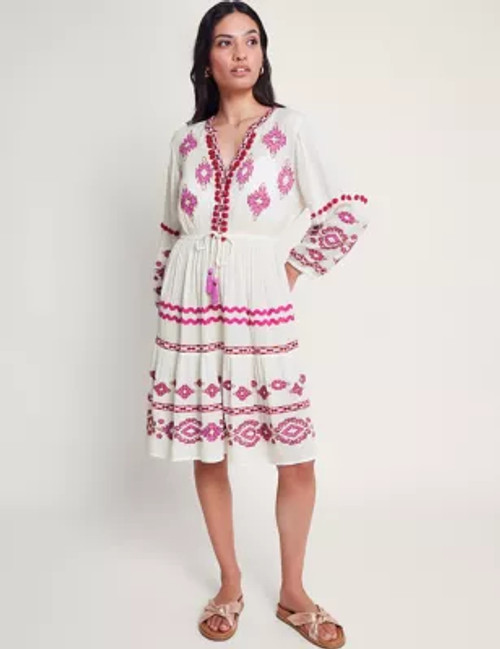 Monsoon Womens Embroidered...