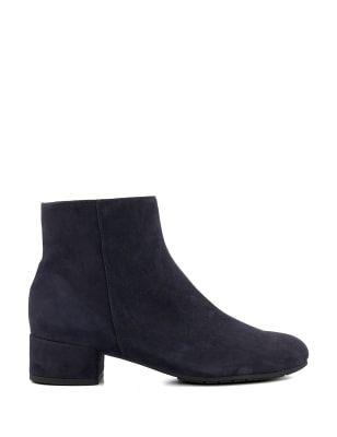 Dune navy deals ankle boots
