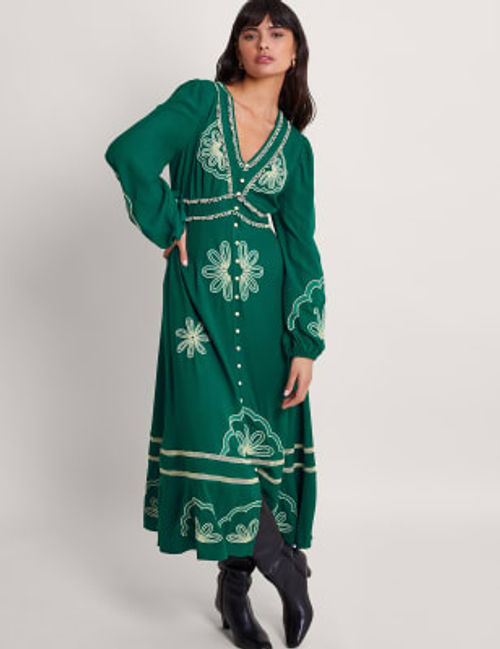 Monsoon Womens Embroidered...