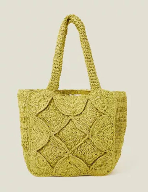 Accessorize Women's Raffia...