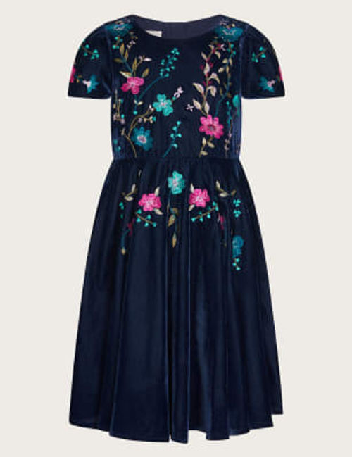 Monsoon Girls Velvet Floral...