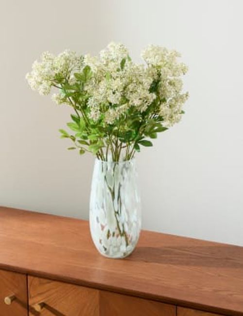 M&S Confetti Glass Vase -...