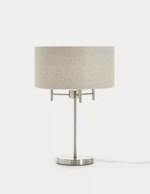 M&S Fleur Table Lamp - Grey...