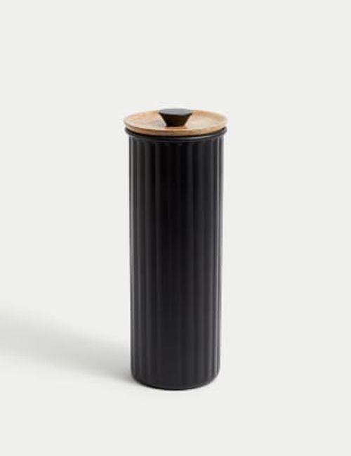 M&S Tall Storage Jar - Black,...