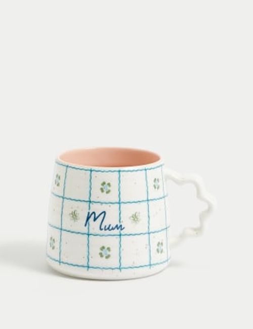 M&S Floral Check Mum Mug -...