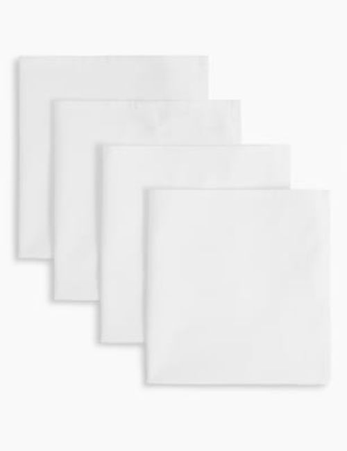 M&S Set of 4 Cotton Napkins -...