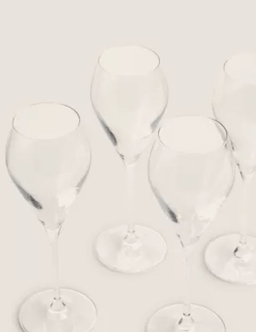 Set of 4 Maxim White Wine Glasses, M&S Collection