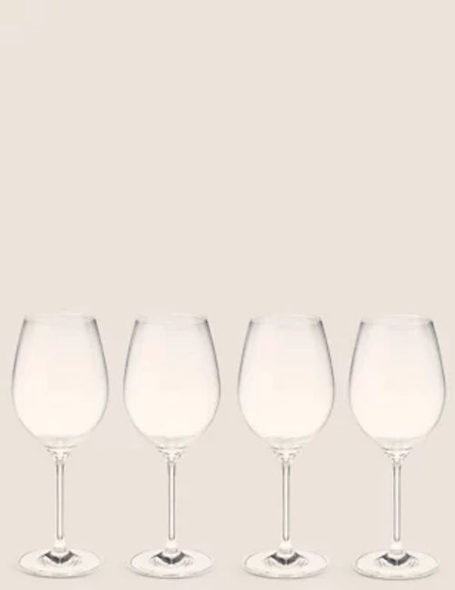 Set of 4 Maxim White Wine Glasses, M&S Collection