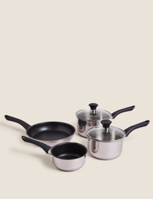 M&S 4 Piece Stainless Steel...