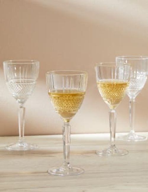 Set of 4 Maxim Prosecco Glasses, M&S Collection