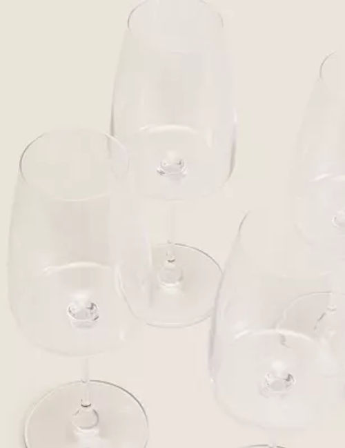 Set of 4 Maxim White Wine Glasses, M&S Collection