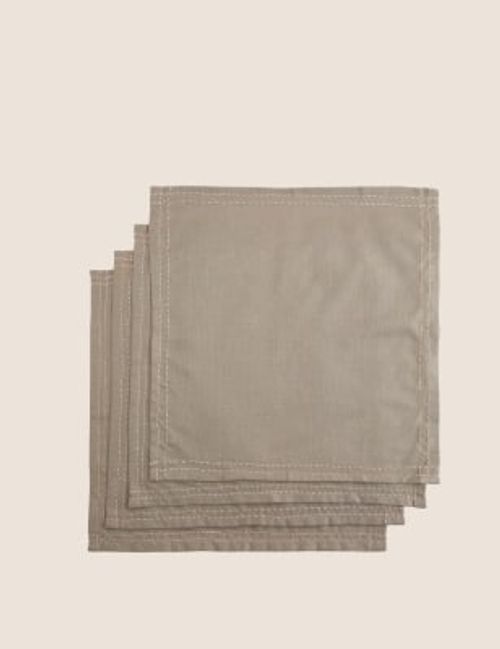 M&S Set of 4 Cotton with...