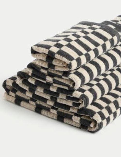 M&S Pure Cotton Geometric...