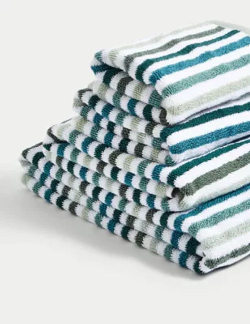 M&S Pure Cotton Striped Towel...