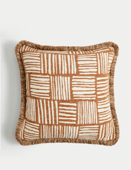 M&S Chenille Striped Cushion...