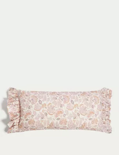 M&S Cotton with Linen Floral...