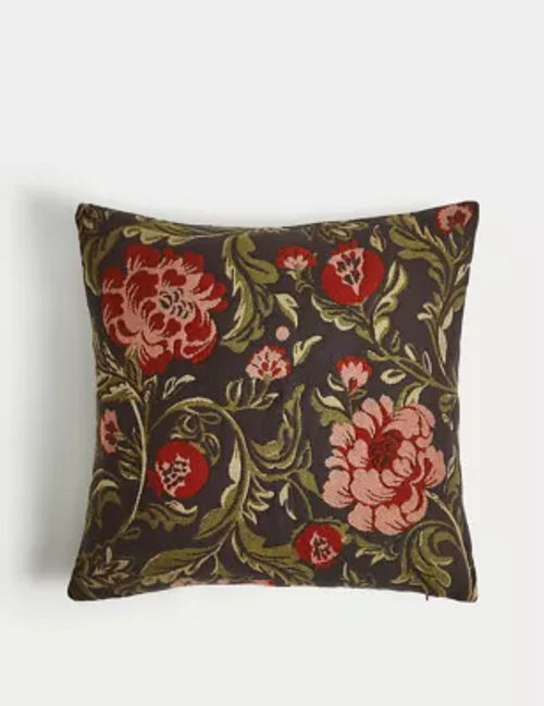 M&S Floral Jacquard Cushion -...