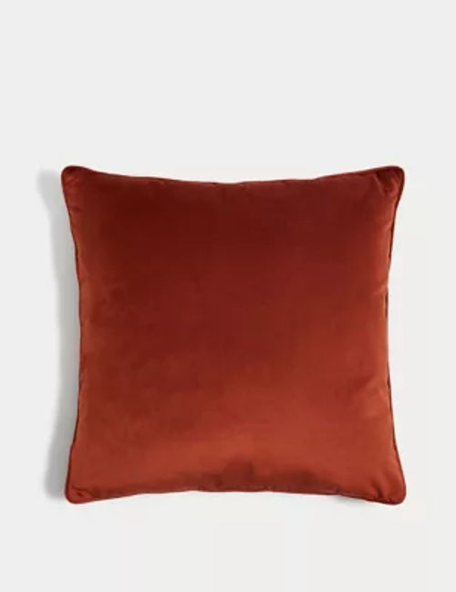 M&S Velvet Piped Cushion -...