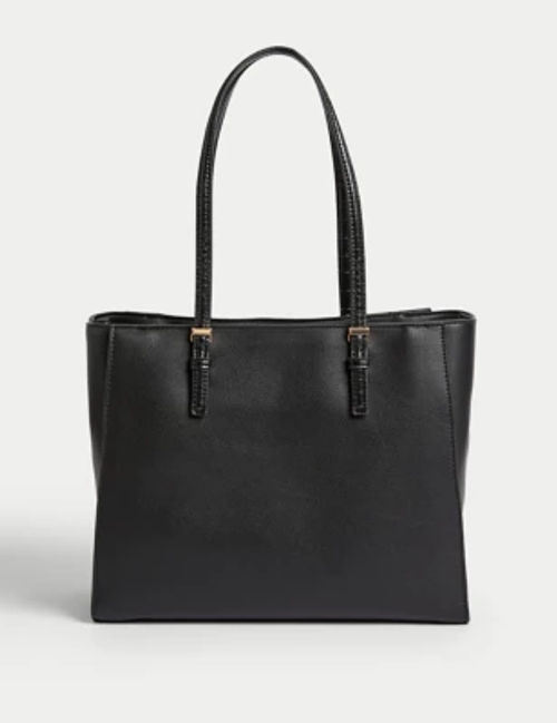M&S Womens Faux Leather Tote...