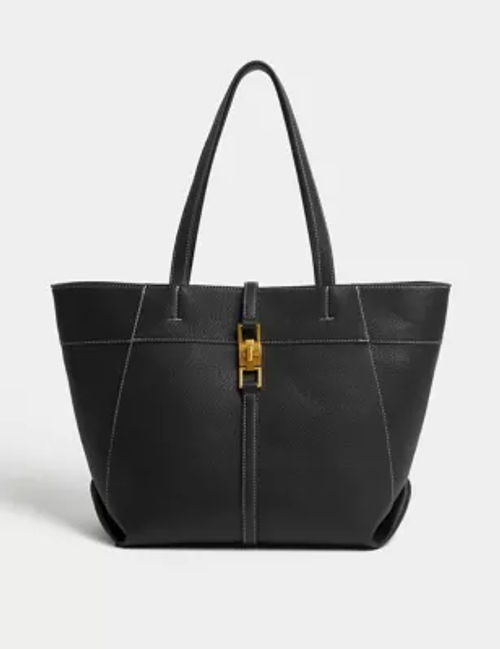 M&S Women's Faux Leather Tote...