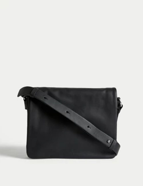 M&S Womens Leather Messenger...