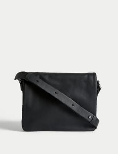 M&S Womens Leather Messenger...