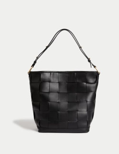 M&S Womens Leather Woven...