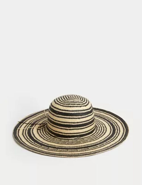 M&S Women's Straw Wide Brim...