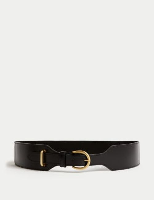 M&S Womens Leather Elastic...