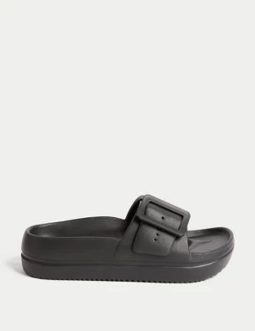 M&S Womens Buckle Flatform...