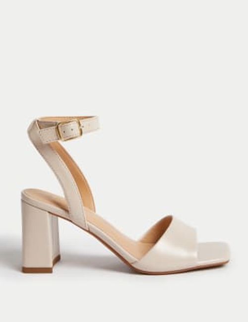 M&S Womens Ankle Strap Block...