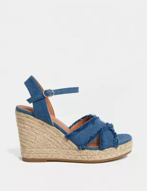 M&S Womens Buckle Wedge...