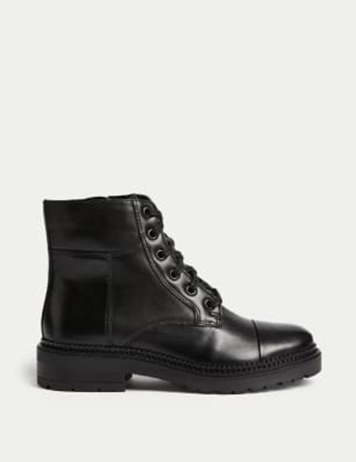 M&S Women's Leather Lace Up...