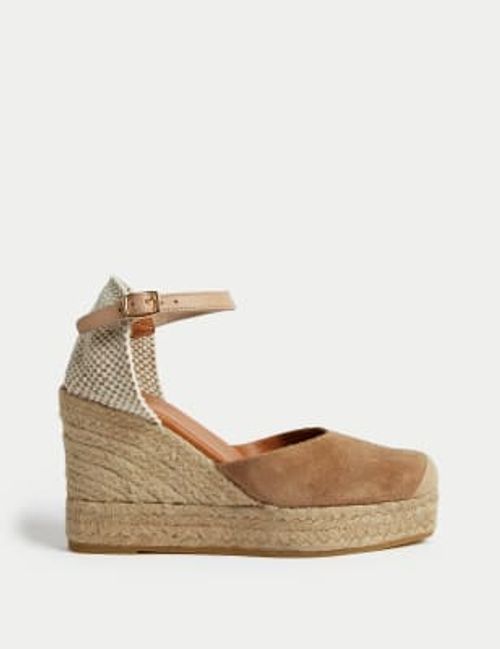 M&S Womens Suede Ankle Strap...