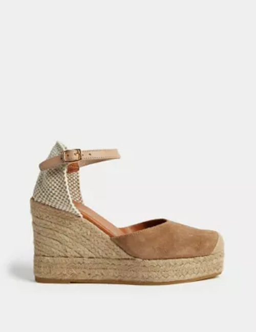 M&S Women's Suede Ankle Strap...