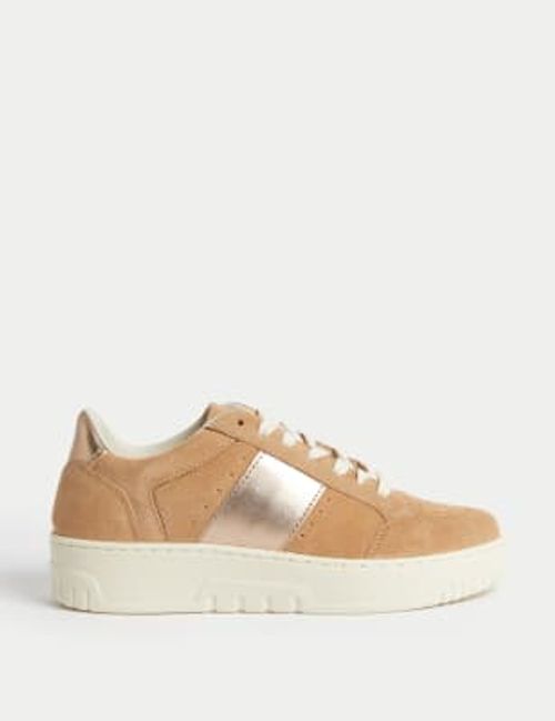 M&S Womens Suede Lace Up...