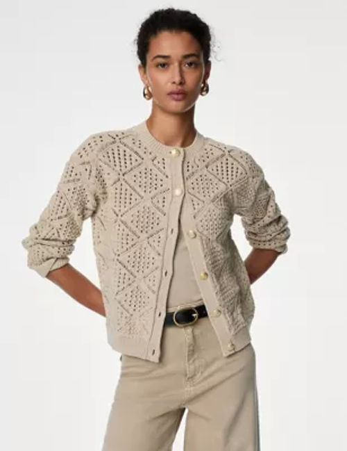 M&S Women's Pointelle Knitted...