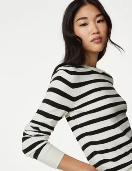 M&S Womens Supersoft Striped...