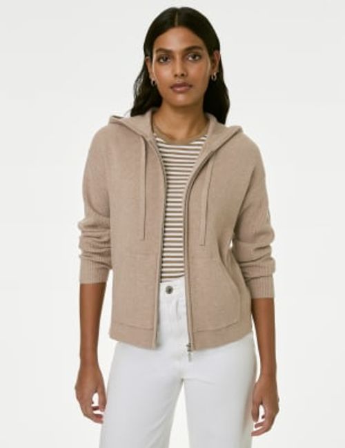 M&S Women's Soft Touch Zip Up...