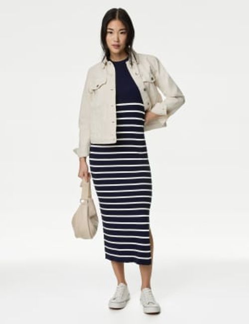 M&S Women's Striped Midi...